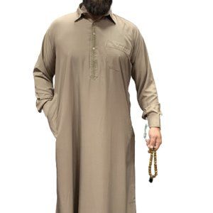 Thobe jubba Dishdasha Thoub  Men's Dress Abaya Kaftan Pants Include